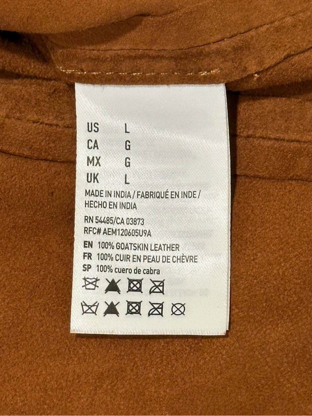 American Eagle Outfitters Genuine Suede Fringe Jacket Boho Western Brown Cropped - Picture 6 of 9